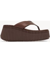 Chloé - Nama Wedge Slide - Lyst