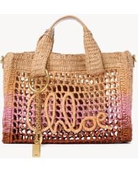 Chloé - Small Summer Banana East-West Tote Bag With Strap - Lyst