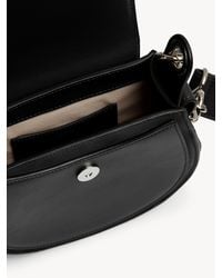 Chloé - Small Tess Bag In Shiny And Suede Leather - Lyst