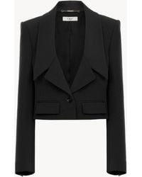 Chloé - Heritage Couture-Jacke aus Woll-Gabardine - Lyst