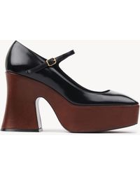 Chloé - Janis Platform Pump 100% Lambskin - Lyst