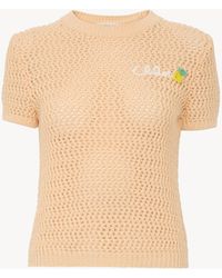 Chloé - Short-Sleeve Logo Jumper - Lyst
