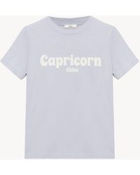 Chloé - コットンジャージー製ベビーフィット Capricorntシャツ - Lyst
