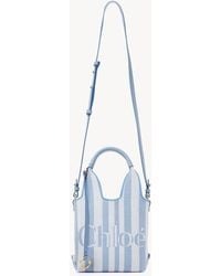 Chloé - Mini Stripy Tote Bag - Lyst