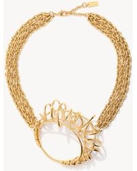 Chloé - The Tulip Scarf Necklace - Lyst