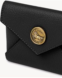 Chloé - Envelope Card Holder In Grained Leather - Lyst