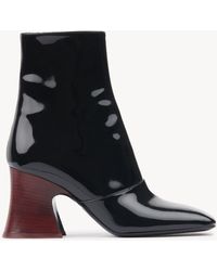 Chloé - Janis Heeled Ankle Boot - Lyst