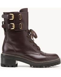 See By Chloé - Mallory Biker Boot - Lyst