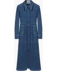 Long Denim Dresses for Women - Up to 78% off | Lyst