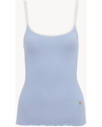 Chloé - Körperbetont Geschnittenes Tanktop Aus Baumwolle - Lyst
