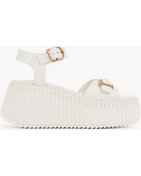 Chloé - Sandali Con Zeppa Nama - Lyst