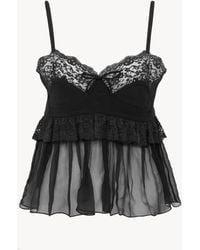 Chloé - Thin-Strap Lingerie Top - Lyst
