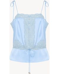 Chloé - Drawstring Camisole Top - Lyst