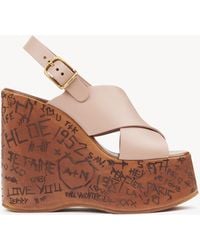Chloé - Maxime Wedge Sandal - Lyst