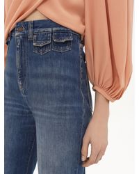 Chloé - High-rise Flare Jeans In Denim - Lyst