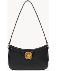 Chloé - Bolso De Hombro Horse Medal De Cuero Granulado - Lyst