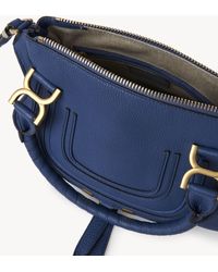 Chloé - Small Marcie Bag In Grained Leather - Lyst