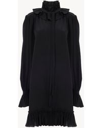 Chloé - Long-Sleeve Mini Dress - Lyst