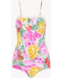 Chloé - Body Con Estampado Floral - Lyst