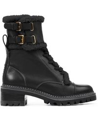 See By Chloé - Mallory Biker Boot - Lyst