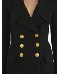 Chloé - Double-breasted Cardigan Jacket In Micro Bouclette Wool - Lyst