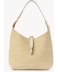 Chloé - Kleine Marcie Hobo Bag aus Fasern mit Flechteffekt - Lyst