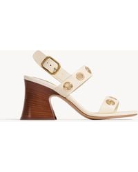 Chloé - Janis Heeled Sandal - Lyst