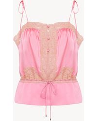 Chloé - Drawstring Camisole Top - Lyst