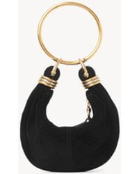 Chloé - Mini Sac Hobo Bracelet Bag En Cuir Velours - Lyst