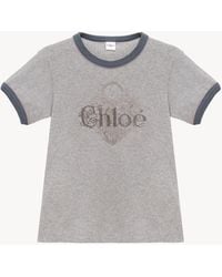 Chloé - Crew-neck Baby Fit T-shirt - Lyst