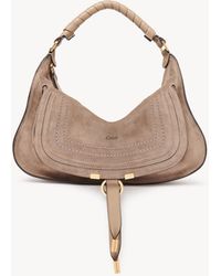 Chloé - スエードレザー製Marcieスモールショルダーバッグ - Lyst