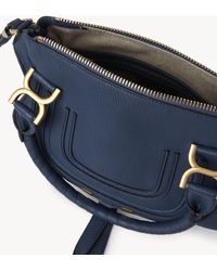 Chloé - Small Marcie Bag In Grained Leather - Lyst