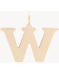 Chloé - Alphabet Letter W Charm - Lyst