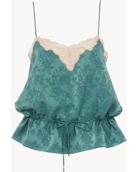 Chloé - Drawstring Camisole Top - Lyst
