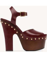 Chloé - Meret Platform Clog - Lyst