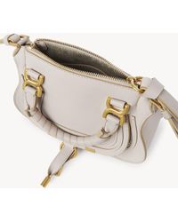 Chloé - Mini Marcie Bag In Grained Leather - Lyst