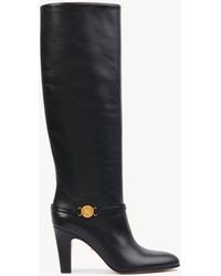 Chloé - Eve Heeled Boot 100% Lambskin - Lyst