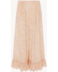 Chloé - Cropped Fluid Pants - Lyst