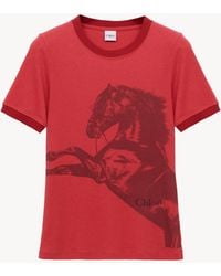 Chloé - Baby Fit Logo T-Shirt - Lyst
