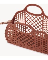 Chloé - Chloé Cage Tote Bag In Jelly - Lyst