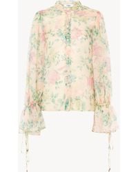 Chloé - Blusa Con Maniche A Sbuffo - Lyst