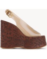 Chloé - Maxime Sandale mit Keilabsatz - Lyst