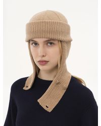 Chloé - Cagoule Chloé Signature en maille de laine et cachemire - Lyst