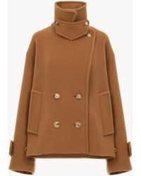 Chloé - Oversized Short Coat - Lyst