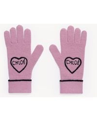 Chloé - The Encoeur Gloves - Lyst
