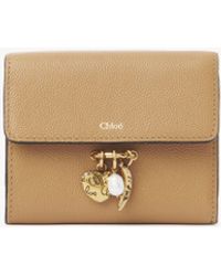 Chloé - Small Charms Tri-Fold Wallet - Lyst