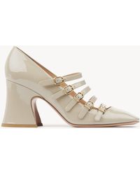 Chloé - Janisパンプス 婦人向け グレー サイズ 牛革（カーフ） 100 - Lyst