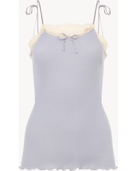 Chloé - Thin-Strap Tank Top - Lyst