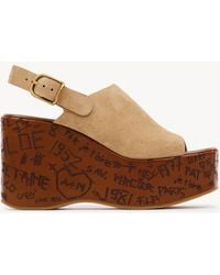 Chloé - Wedge Sandals "Maxime" - Lyst