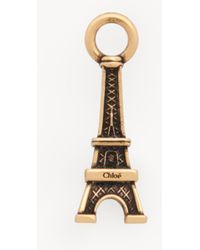 Chloé - ブラス製Alphabetエッフェル塔チャーム - Lyst